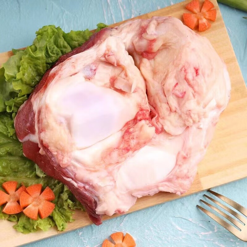 舍曼牛窝骨新鲜带肉牛膝盖骨牛骨头生鲜牛肉5斤 牛窝骨 5斤 (炖肉包)