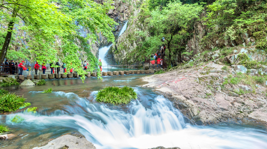 诸暨五泄风景区 往返游船门票成人票 五泄风景区 景点