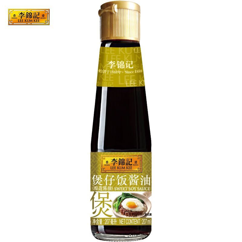 李锦记  leekumkee煲仔饭酱油207ml/瓶甜味拌饭汁上色入味蘸料调 1瓶