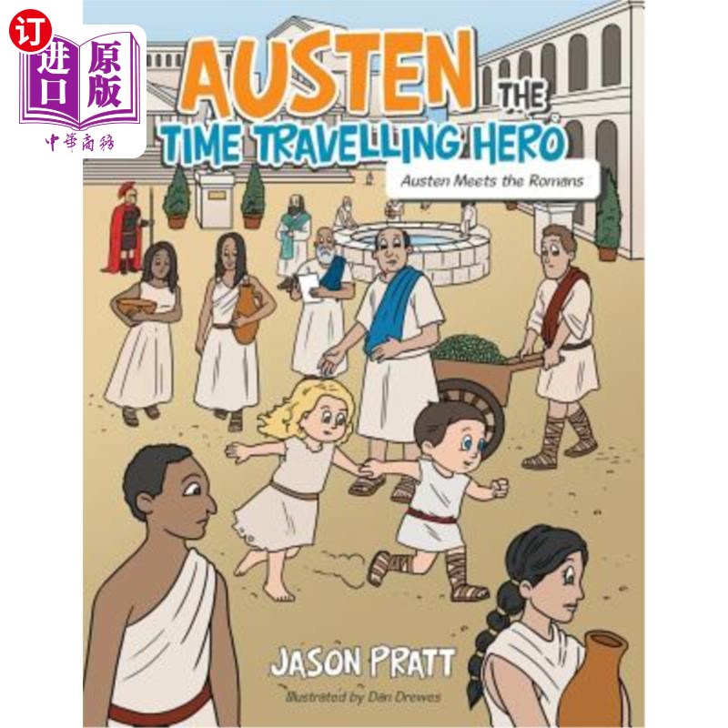 海外直订austen the time travelling hero: austen meets the romans