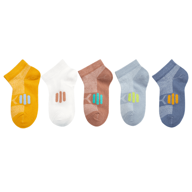 南极人儿童袜子夏季薄款网眼袜男女童袜子10双装宝宝婴儿船袜2XL