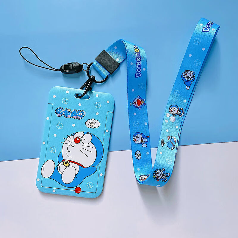 可爱卡套学生饭卡ins门禁卡厂牌公交卡套校牌胸牌工作证挂绳韩版 睡觉