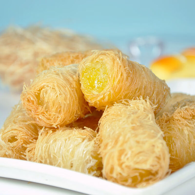 恒愎金丝香芋酥凤梨半成品油炸小吃甜点点心酒店下午茶面线卷油炸果子