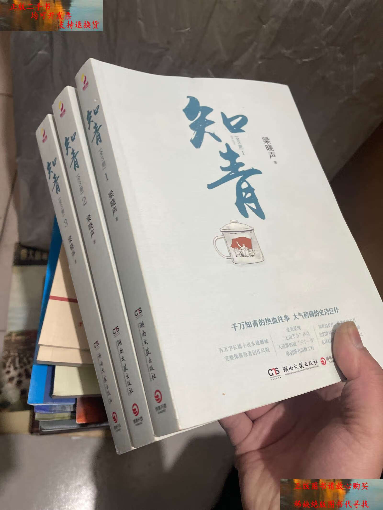 【二手书9成新】知青 1-3 3册全 合售  /梁晓声 湖南文艺