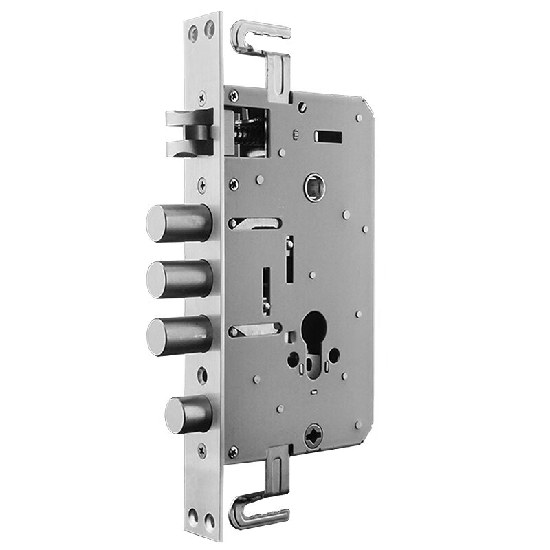 304不锈钢防盗门霸王锁体388*40锁体通用型配件大全6068双活双快锁体