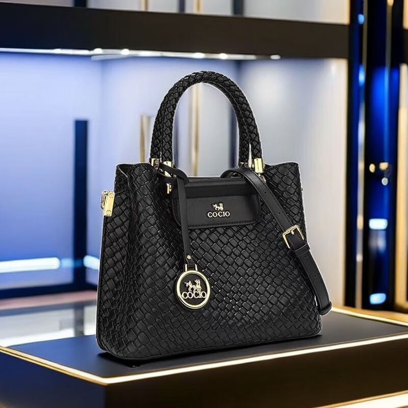 川布belunis贝伦妮斯女包新款编织时尚手提包百搭妈妈托特包手提包单