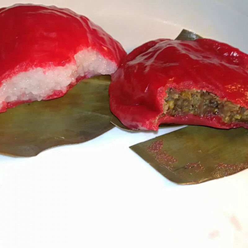 阳帆福建莆田仙游特产糯米或绿豆馅红团6个备注要绿豆或糯米馅或混搭