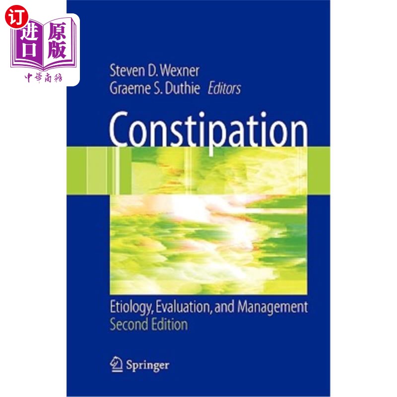 海外直订医药图书constipation: etiology, evaluation and