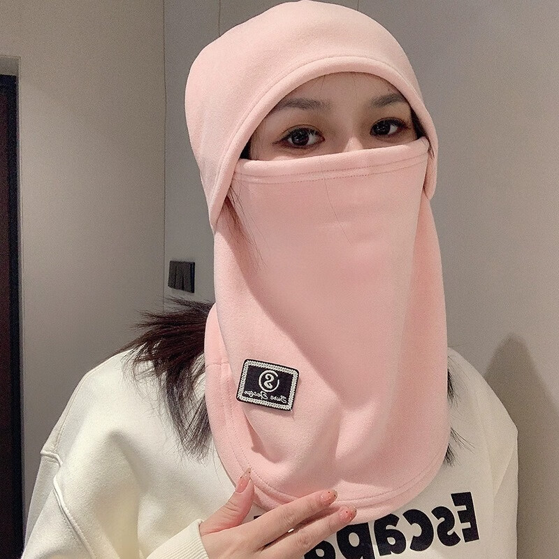 念凝防风保暖头套防寒面罩男冬天户外骑行摩托车头套头盔滑雪围脖脖套 DK321卡其【加绒保暖 防风骑行】