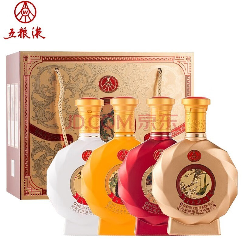 五粮液股份52度百鸟朝凤浓香型白酒500ml 收藏送礼 商务宴请 文化艺术