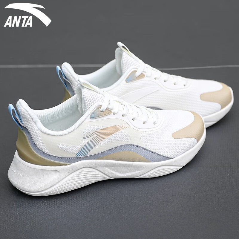 安踏(anta)男鞋运动鞋子男休闲跑步鞋凌云系列新款舒适减震跑鞋软底网