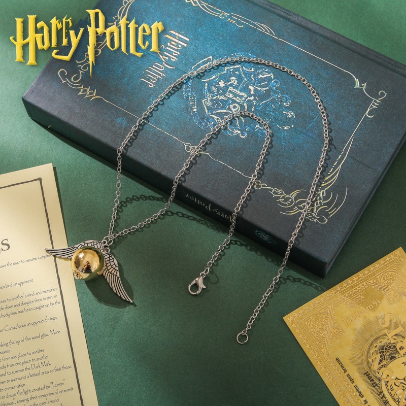 002-哈利波特银色飞贼项链 哈利波特项链