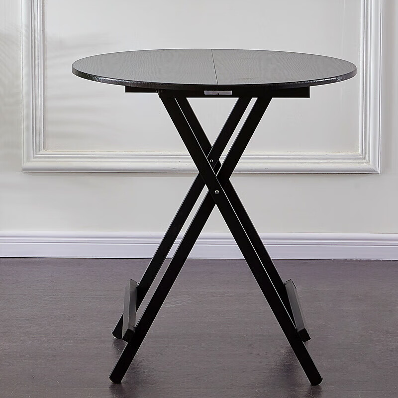 佳曲美折叠桌家用桌简易户外摆摊桌小户型简约小圆饭桌子便携小阳台