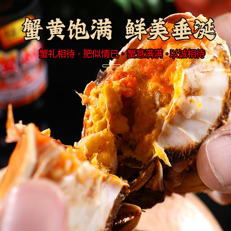 【活蟹】(网兜蟹)洪泽湖大闸蟹鲜活螃蟹 全母蟹2斤装7-10只装