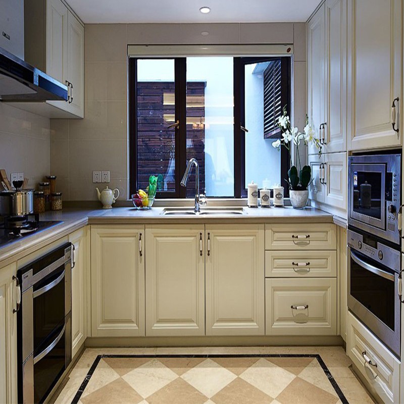 佐拉丽上海全屋定制轻奢风简约模压板橱柜定制厨柜定做吸塑板模压门