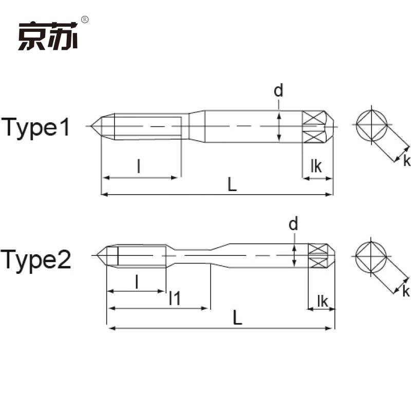 京苏 06662-751 exact 全磨制长柄刃倾角丝锥 【预计30天出货】