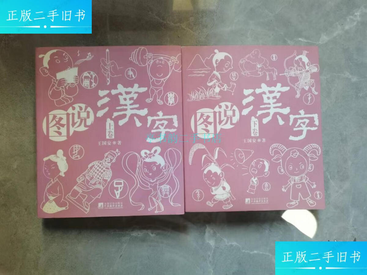 【二手9成新】图说汉字(上下卷)王国安 中央编译出版社