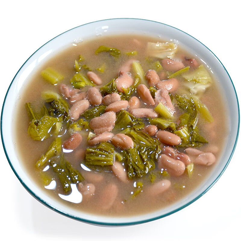 虎钢馋贵州特产贵阳酸菜豆米汤贵州酸菜豆米送糊辣椒面
