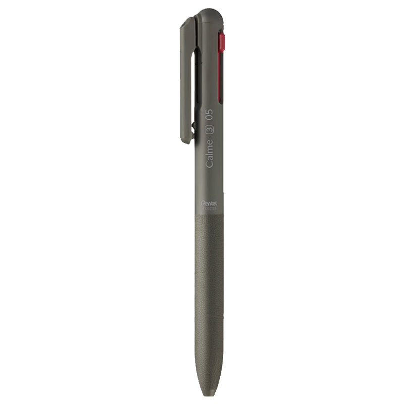派通（Pentel）三宅一成聯(lián)名中油筆0.5mm  商務(wù)辦公用多功能圓珠筆（替芯XBXS5-A） BXAC35D 森林綠
