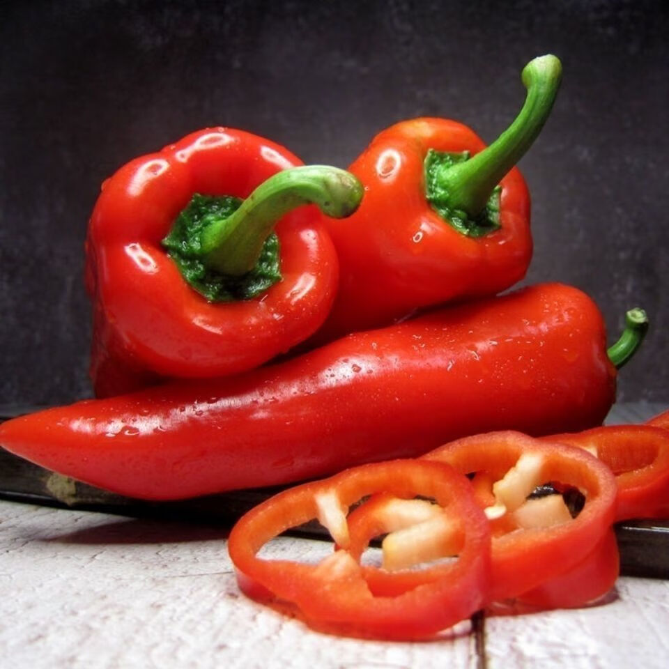 农家现摘鲜辣椒新鲜大红辣椒红尖椒红土辣椒剁辣椒酱当季蔬菜红椒 5斤