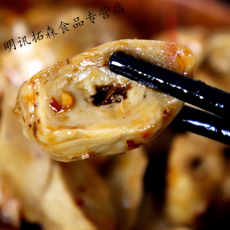 雷禾泽鸡汁素肠素肉罐头220克/袋香辣面筋零食下酒饭菜批发 香辣味