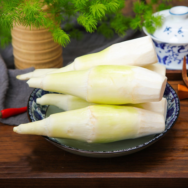 京乐狳嫩茭白新鲜应当季蔬菜高茭菰实菰整箱茭儿菜 500g