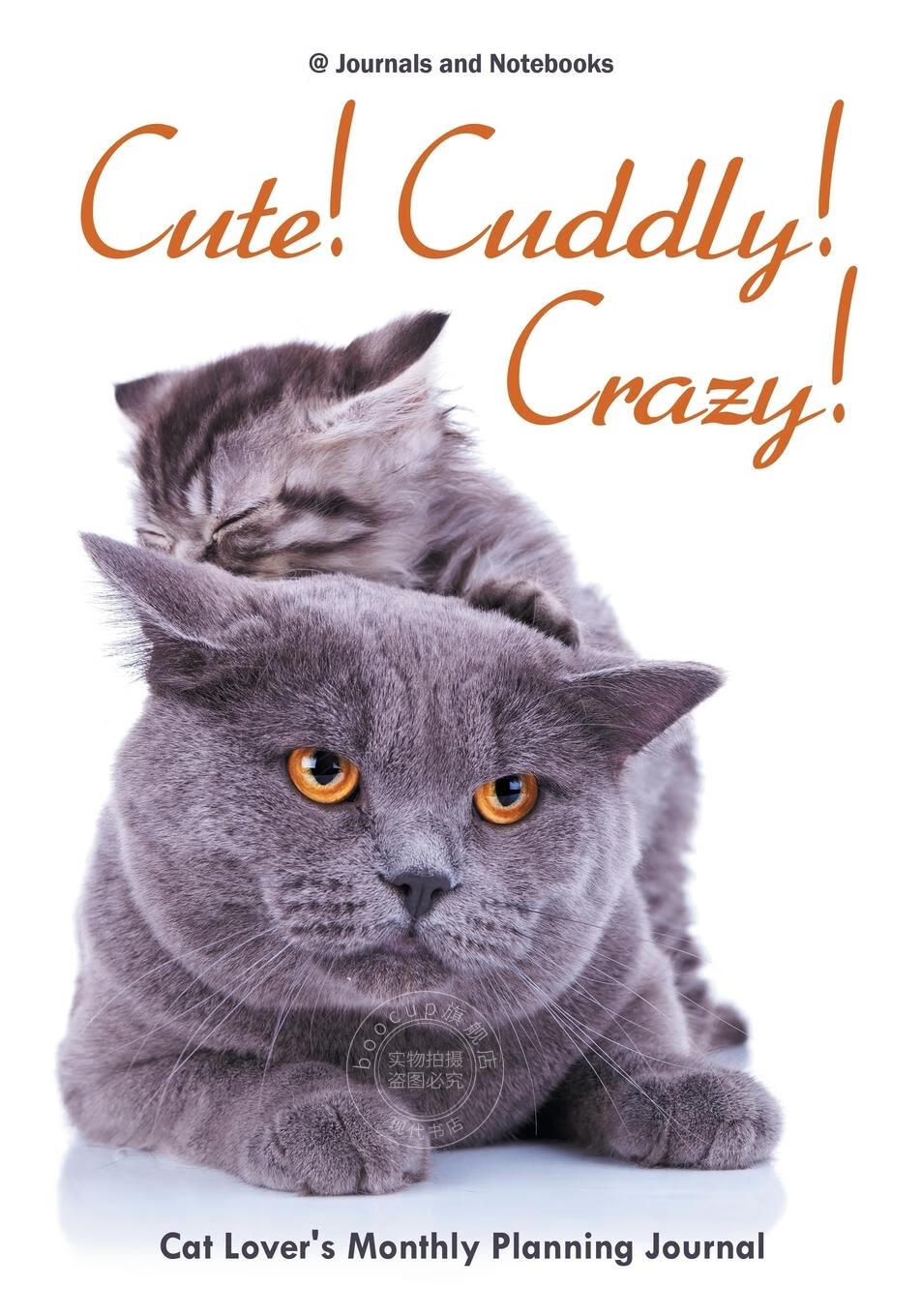 cuddly! crazy! cat lover s monthly planning journal