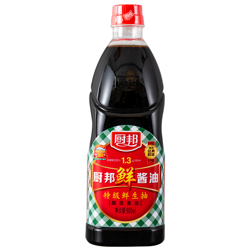 厨邦任选满89减45  调味组合酱油生抽老抽蚝油料酒酱料下饭酱醋调料 【生抽】厨邦鲜酱油900ml