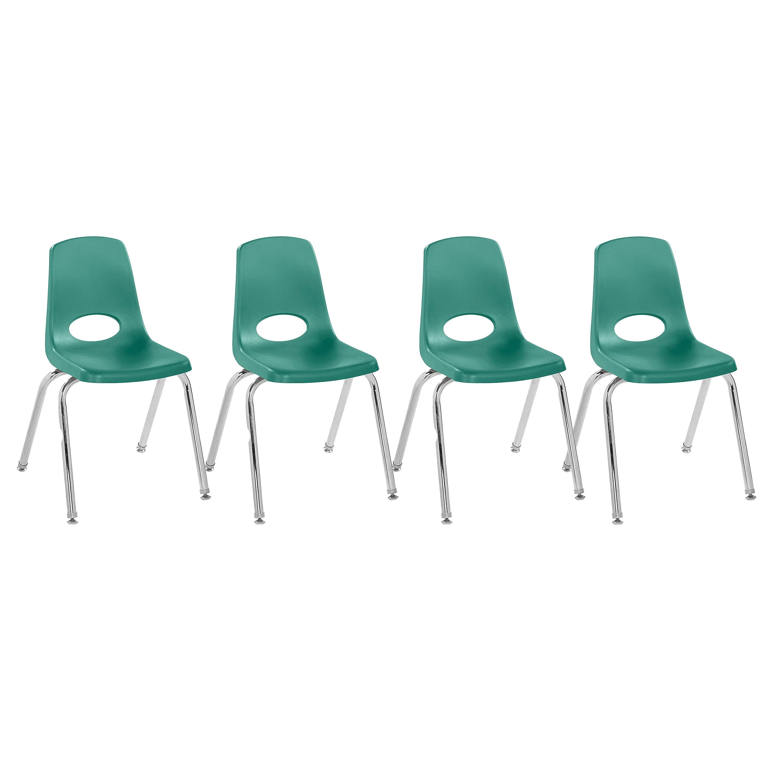 factory direct partners 学校椅子 人体工学 座椅 绿色 塑料材质 41