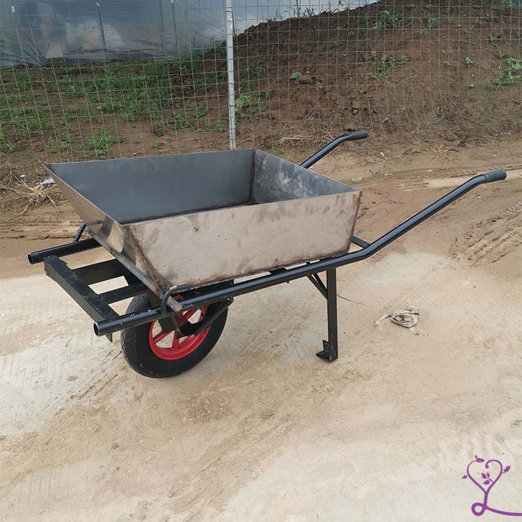 仁聚益独轮小推车工地农用沙泥土建筑翻斗垃圾搬运货花园人力手推车