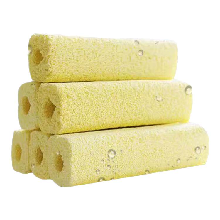康卿培菌球底濾材料凈化水生物球柱呼吸環(huán)硝化屋過濾濾材配件細(xì)菌濾材 細(xì)菌屋3.8*3.8*16米黃色10根