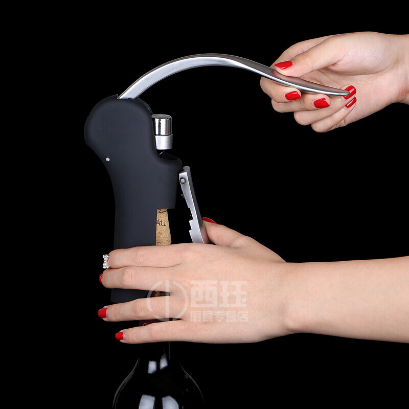 冬璃锌合金红酒开瓶器葡萄酒开瓶器开酒器红酒起子快速兔形起瓶器 鹅
