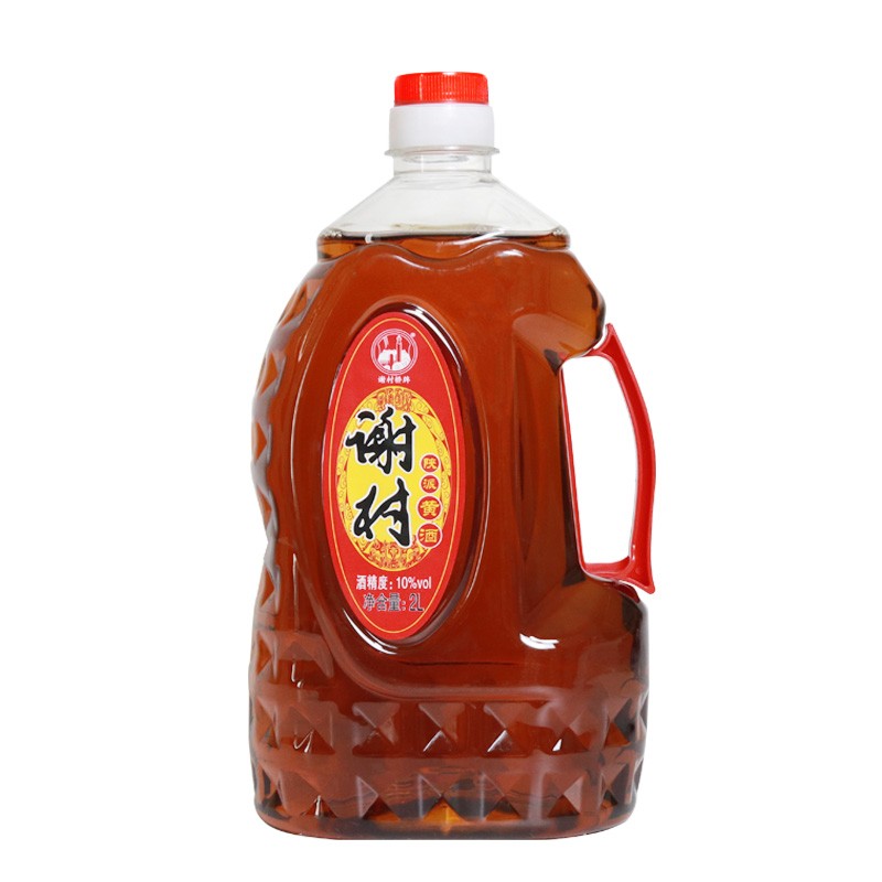 谢村桥牌(xiecunqiaopai)谢村黄酒半甜型黄酒10度2l黄酒桶装 单壶