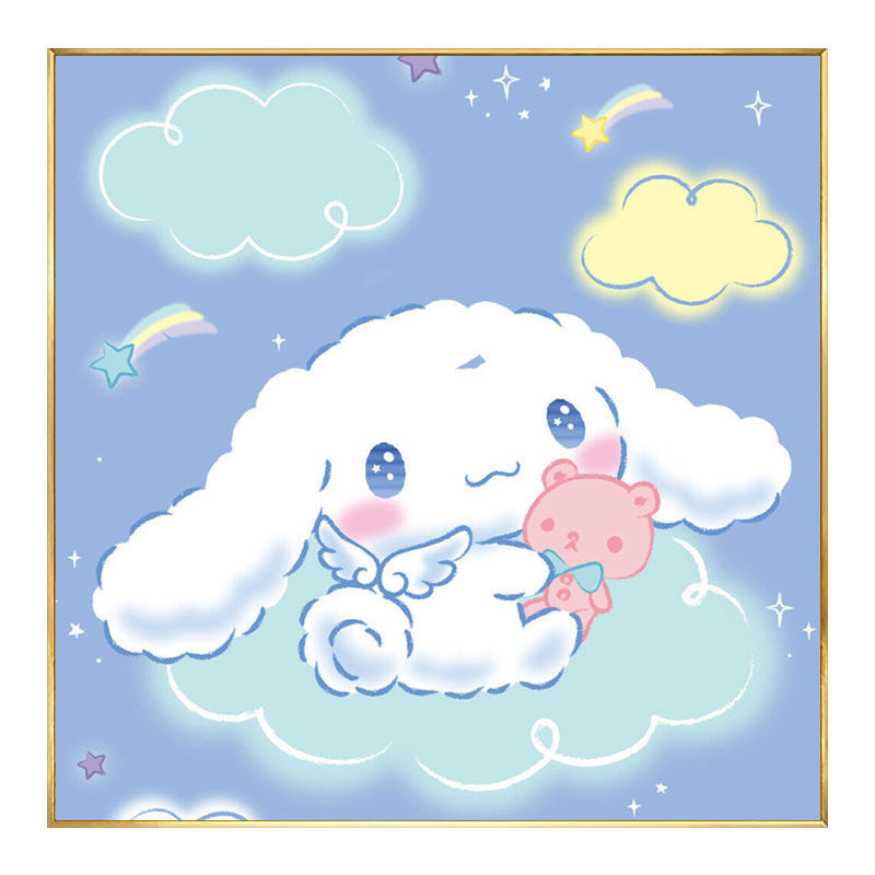 润华年钻石画diy玉桂狗 2022新款钻石贴画高颜值玉桂狗卡通可爱动漫点