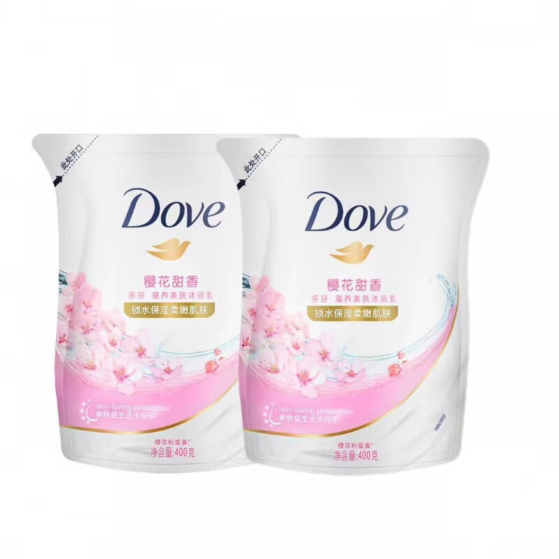 多芬(dove)滋养美肤沐浴乳樱花甜香沐浴露温和持久留香保湿400g补充