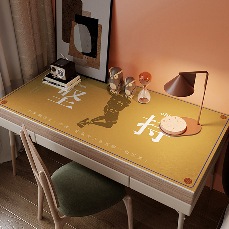 君影 办公桌写字台桌硅胶桌垫防水防油桌布小孩儿童学生学习电脑书桌