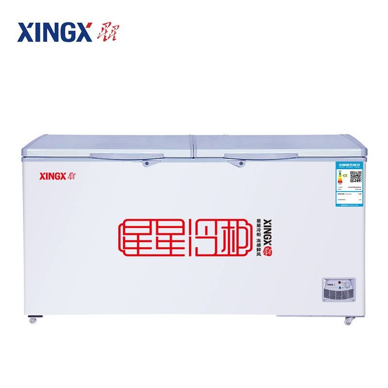 星星（XINGX） 406升 商用大容积卧式单温冰柜 冷藏冷冻转换冷柜 单箱变温冰箱 BD/BC-406E