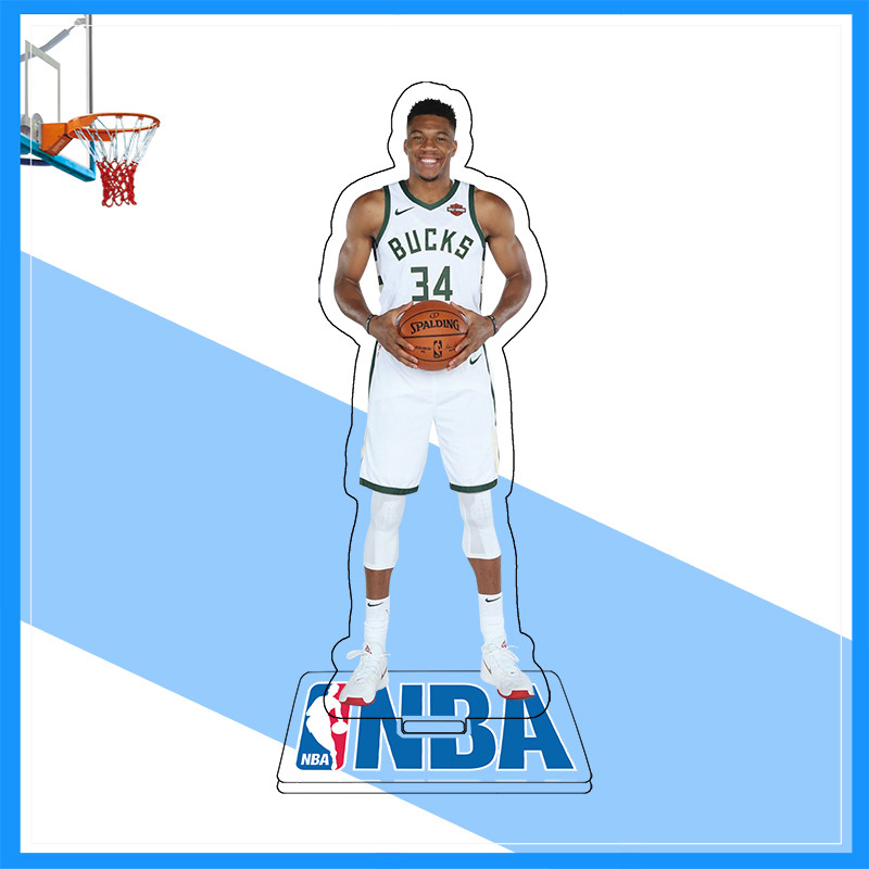 nba篮球星nba球星科比詹姆斯库里乔丹哈登周边立牌汽车摆件送男生篮球