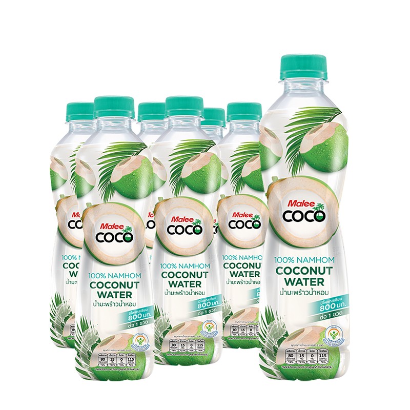 泰国进口玛丽Malee香水椰子水天然NFC水果味果汁饮料孕妇350ml*6瓶整箱装 香水椰子水350ml*6瓶
