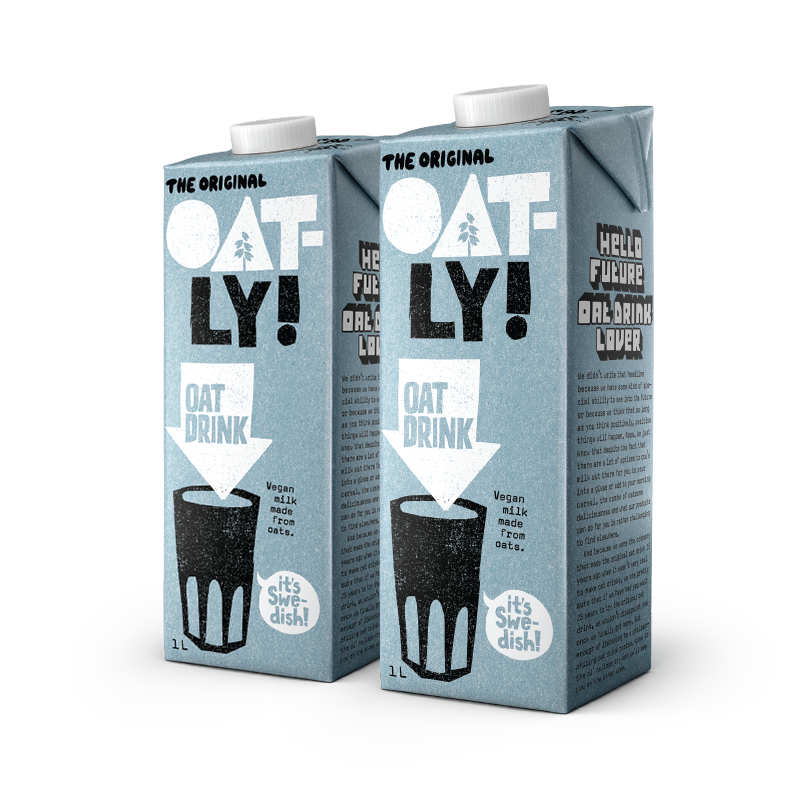 OATLY噢麦力 原味低脂燕麦奶谷物早餐奶植物蛋白进口饮料 1L装 【原味低脂】1L*2