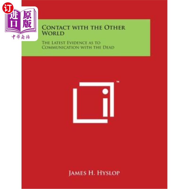 【中商海外直订】contact with the other world: the lates.