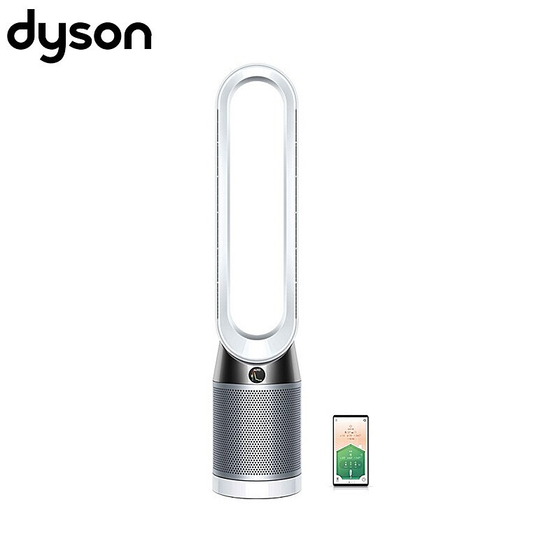 戴森(Dyson)空气净化循环扇TP04 兼具空气净化器和循环扇功能智能塔式 白色