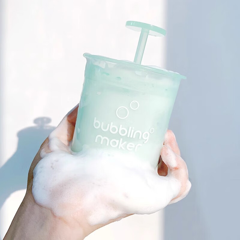 米詅洗面奶打泡器洗頭起泡器洗發(fā)水打泡泡器氣泡杯發(fā)泡瓶神器- 綠色大號打泡器盒裝 1件