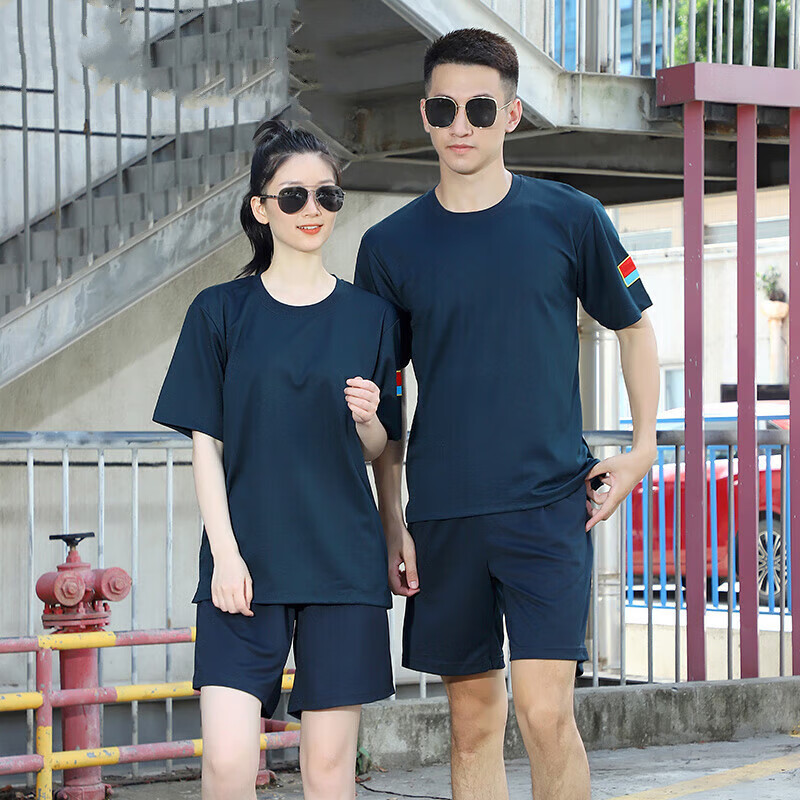 巴哈兔子全新升级空军训练服飞行员速干t恤男夏季户外体能服训练服