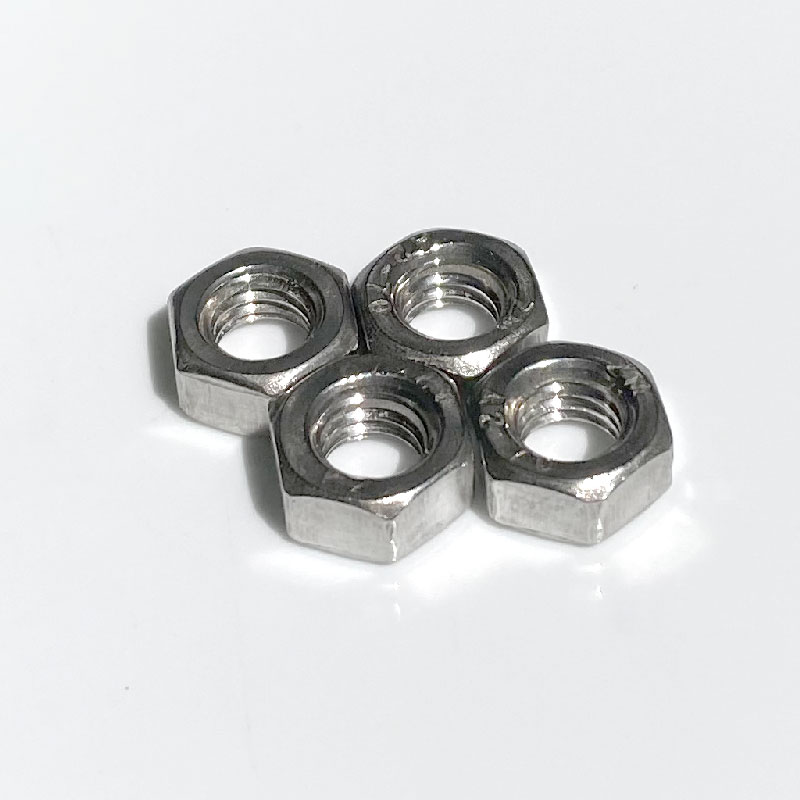304不锈钢国标外六角螺母螺帽螺丝帽锁紧m6m8 m6外六角螺母4只装