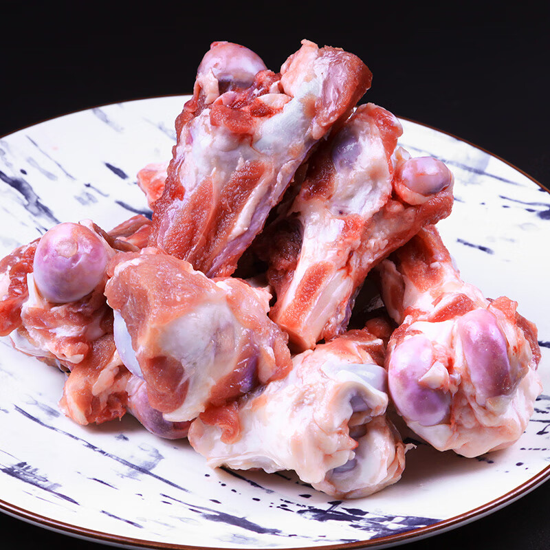 伯贤新鲜羔羊棒骨羊骨头现杀羊肉羊筒骨吸骨髓4斤(肉少)