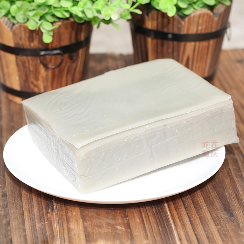 重庆新鲜苕皮21袋整件 整张烧烤专用苕皮 每袋约18张烧烤火锅凉拌