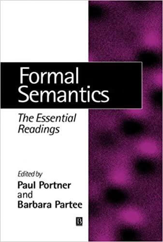预订 formal semantics: the essential readings