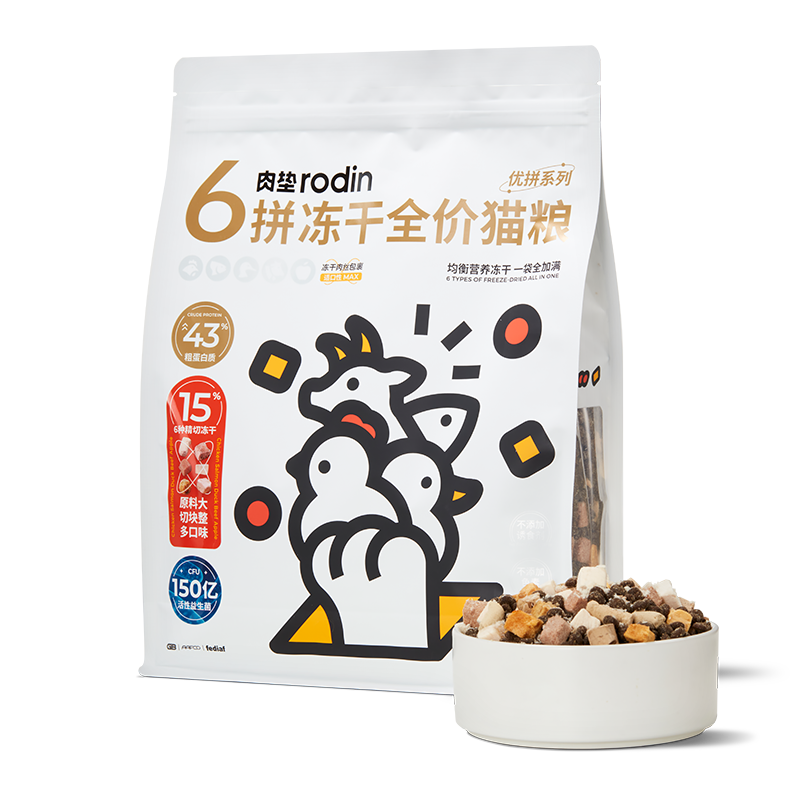 购买优质猫粮必备——肉垫mix43冻干猫粮|查猫干粮商品历史价格走势