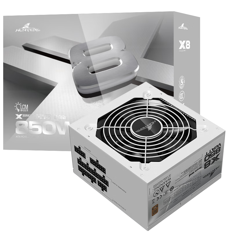 ���ǣ�Great Wall���850W X8��ɫ����ȫģ���Ե�Դ��©����/��·12V/70cm���߲�/6�Կ�����ӿڣ�